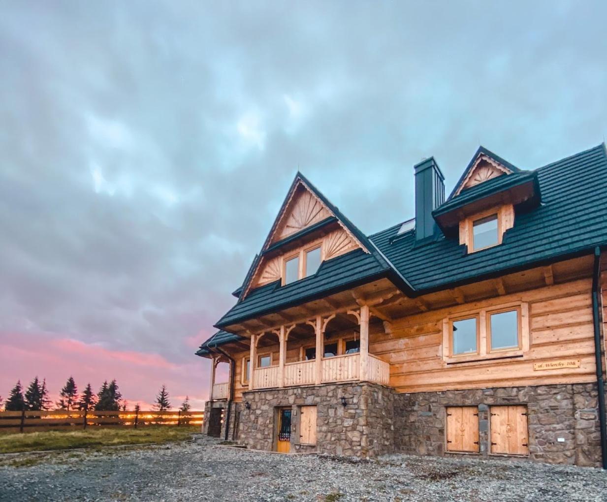 Dom Z Widokiem Na Wierchy - Panorama Na Tatry - Traditional Folk House Gliczarów Dış mekan fotoğraf